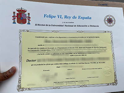 How To Create A 100% Similar UNED degree certificate from Spain?