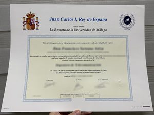 Universidad de Málaga diploma