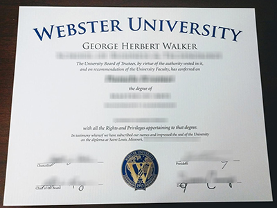 Webster University degree