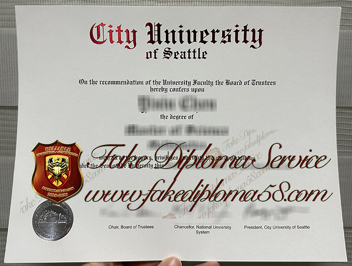 City University of Seattle degree