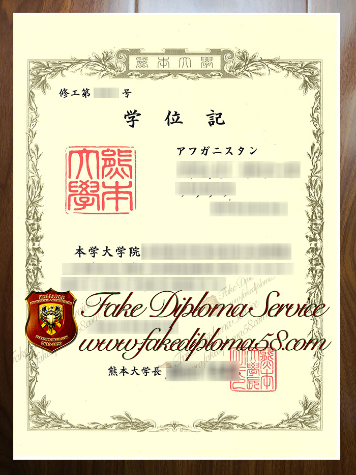 Kumamoto University degree