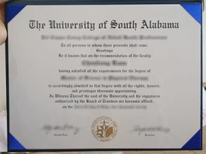 University of South Alabama degree