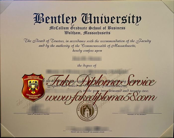 Bentley University degree