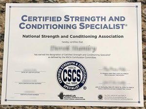 CSCS certificate