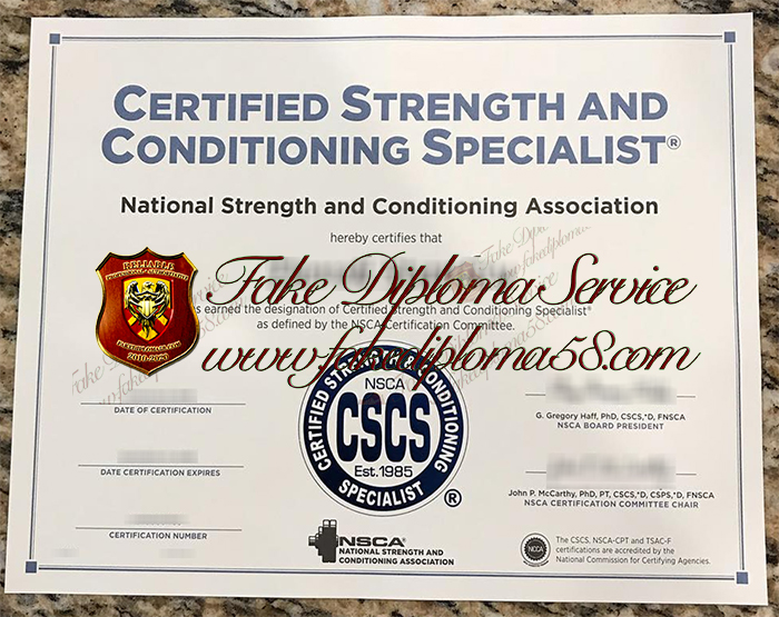 CSCS certificate