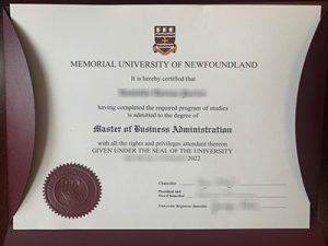 Memorial University of Newfoundland degree