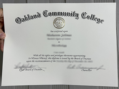 Create a fake Oakland Community College degree. Buy OCC diploma