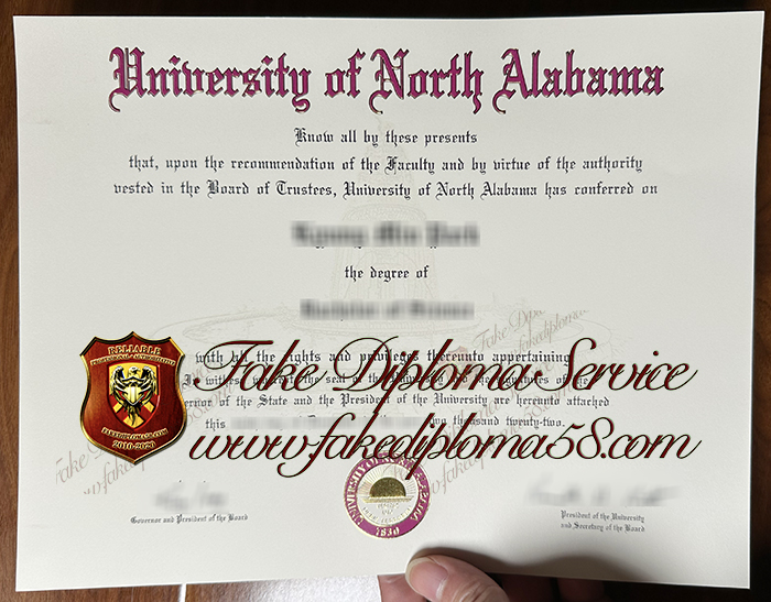 University of North Alabama degree