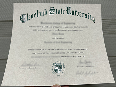 How to buy a fake Cleveland State University degree? Order CSU diploma
