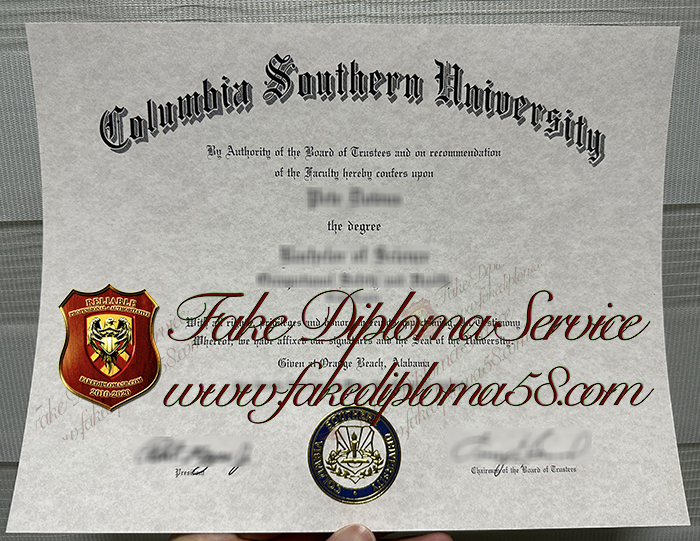Columbia Southern University degree