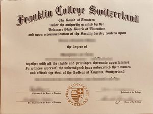 Franklin College Switzerland degree