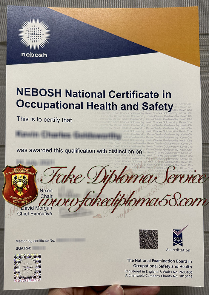 NEBOSH certificate