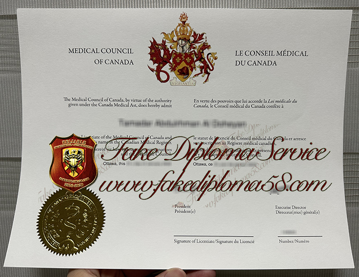 Medical Council of Canada certificate