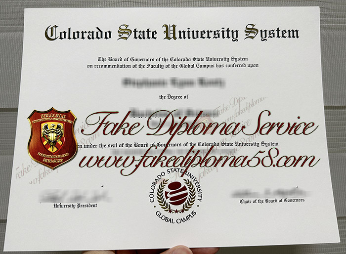 Colorado State University System degree