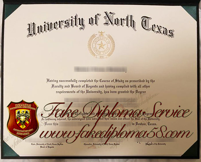 University of North Texas diploma