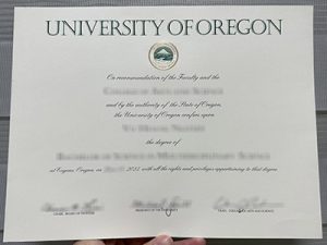 University of Oregon degree