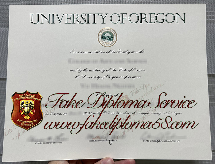University of Oregon degree