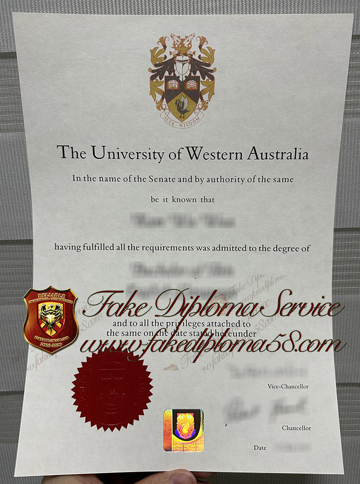 University of Western Australia degree