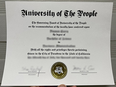 How to create a 100% similar University of the People degree?