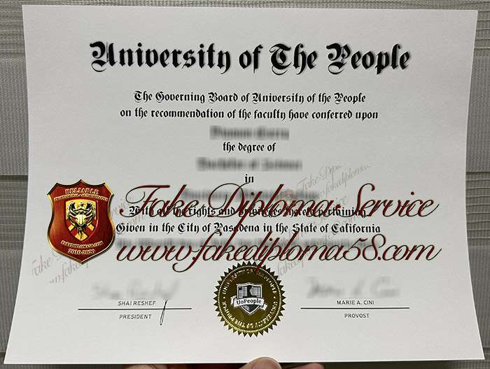 University of the People degree