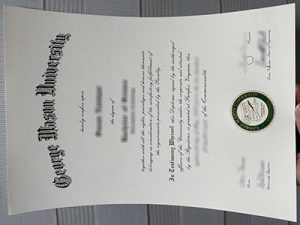 George Mason University diploma