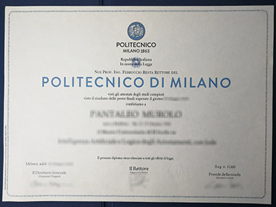 The steps to buy a 100% copy Politecnico di Milano diploma online.