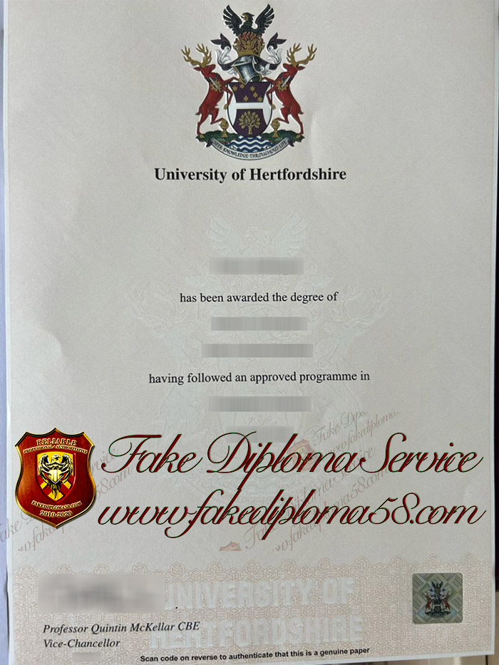 University of Hertfordshire diploma