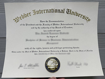 The steps to buy a fake Webber International University diploma online.