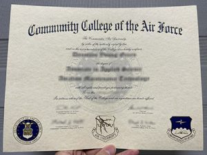 Community College of the Air Force diploma
