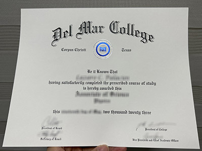 How to create a 100% copy Del Mar College diploma? Buy DMC degree