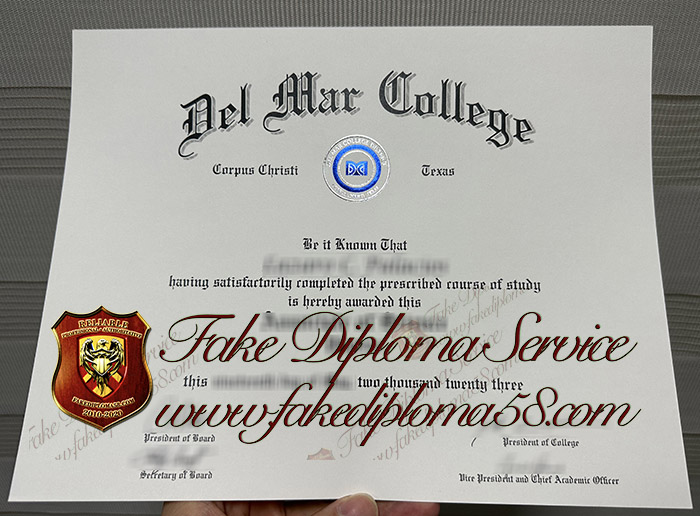 Del Mar College diploma