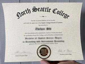 North Seattle College diploma