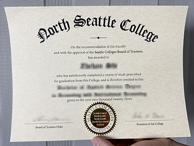 Create fake North Seattle College diploma. Buy NSC degree