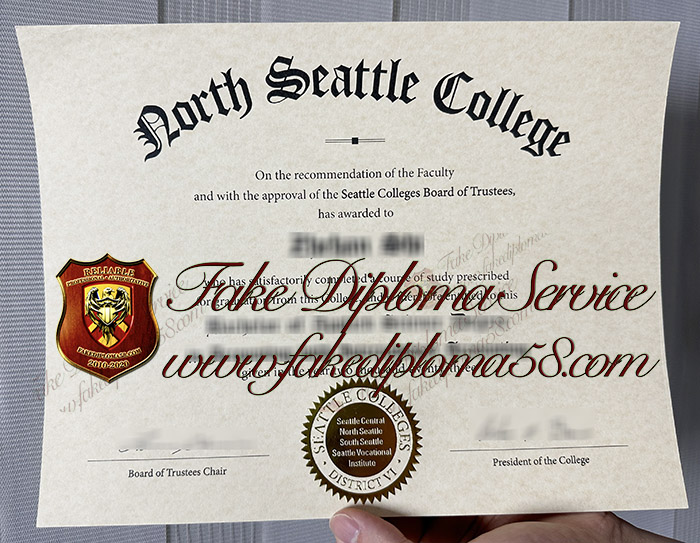 North Seattle College diploma