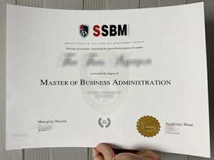 SSBM Geneva diploma