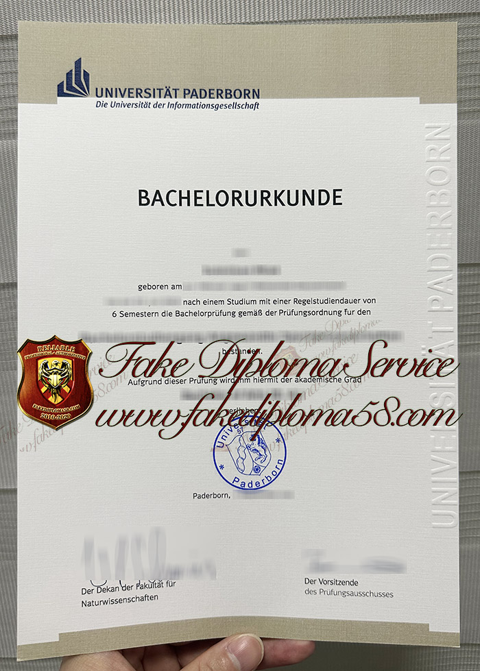 Universität Paderborn diploma