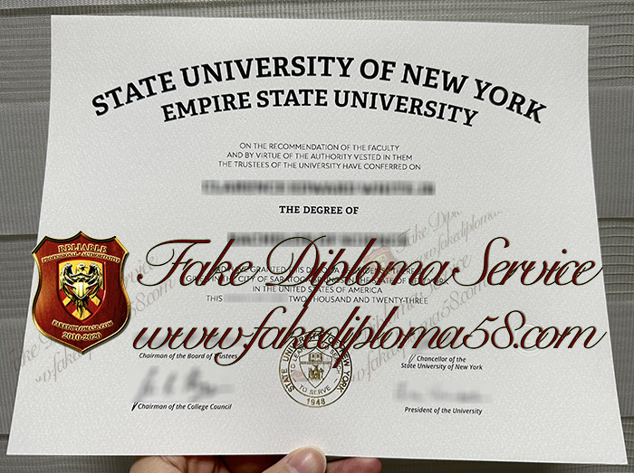 Empire State University diploma