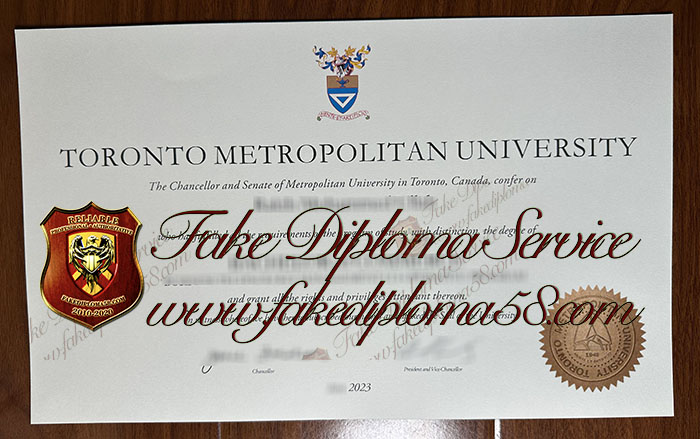 Toronto Metropolitan University diploma