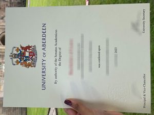 University of Aberdeen diploma