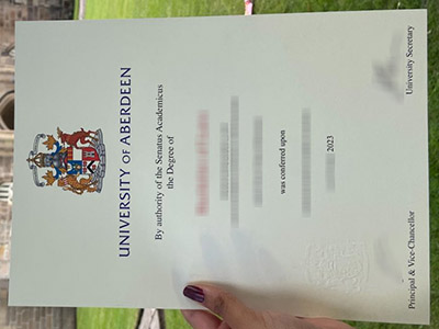 Is it possible to create a 100% copy University of Aberdeen diploma?