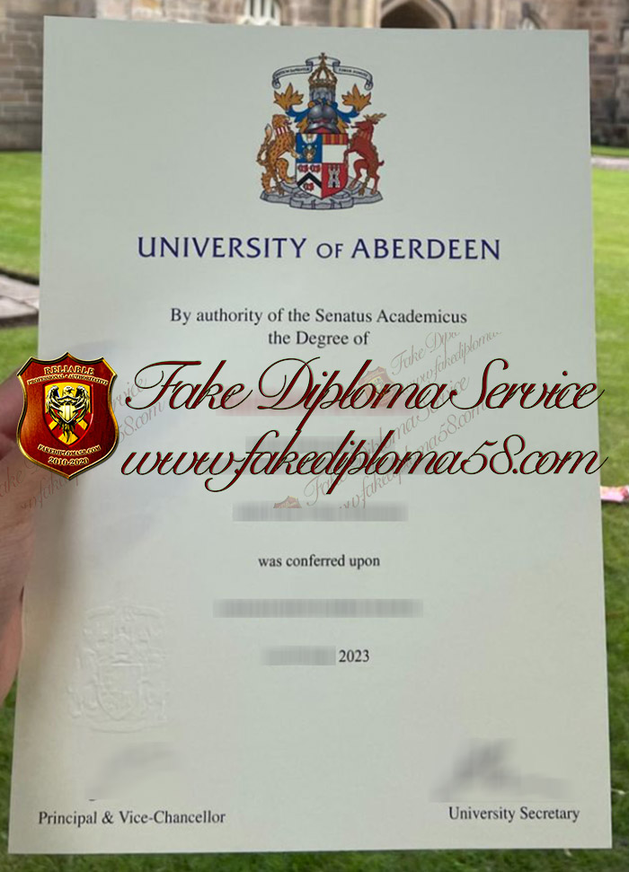 University of Aberdeen diploma