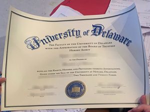 University of Delaware diploma