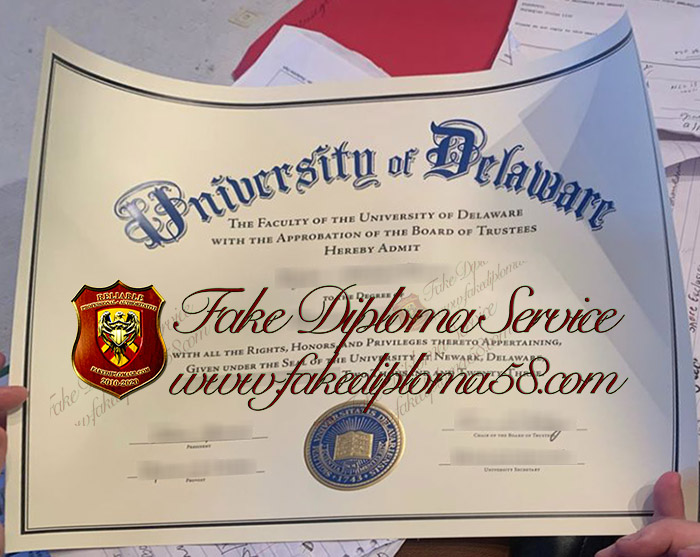 University of Delaware diploma