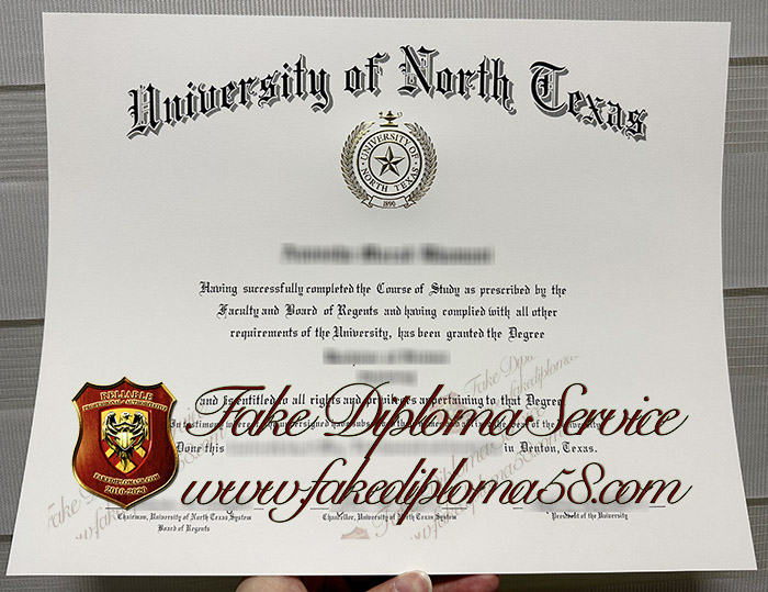 University of North Texas diploma