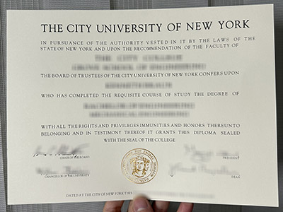Is it possible to buy a fake City University of New York diploma?