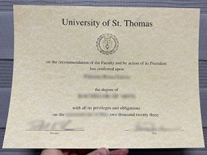 University of St.Thomas diploma