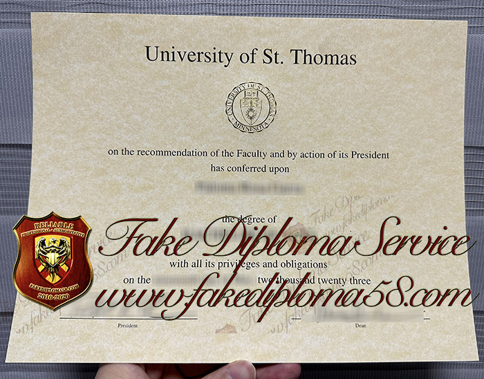 University of St.Thomas diploma