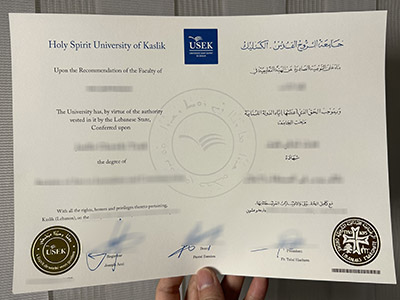 The easiest way to buy a fake Holy Spirit University of Kaslik diploma.