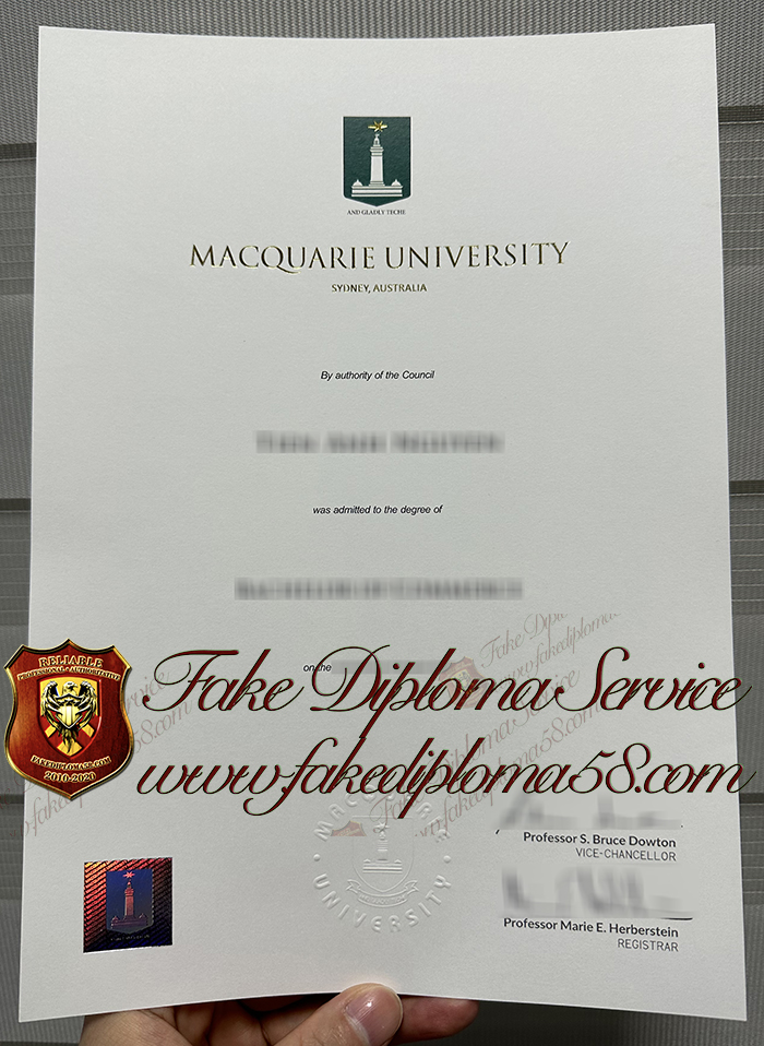 Macquarie University diploma