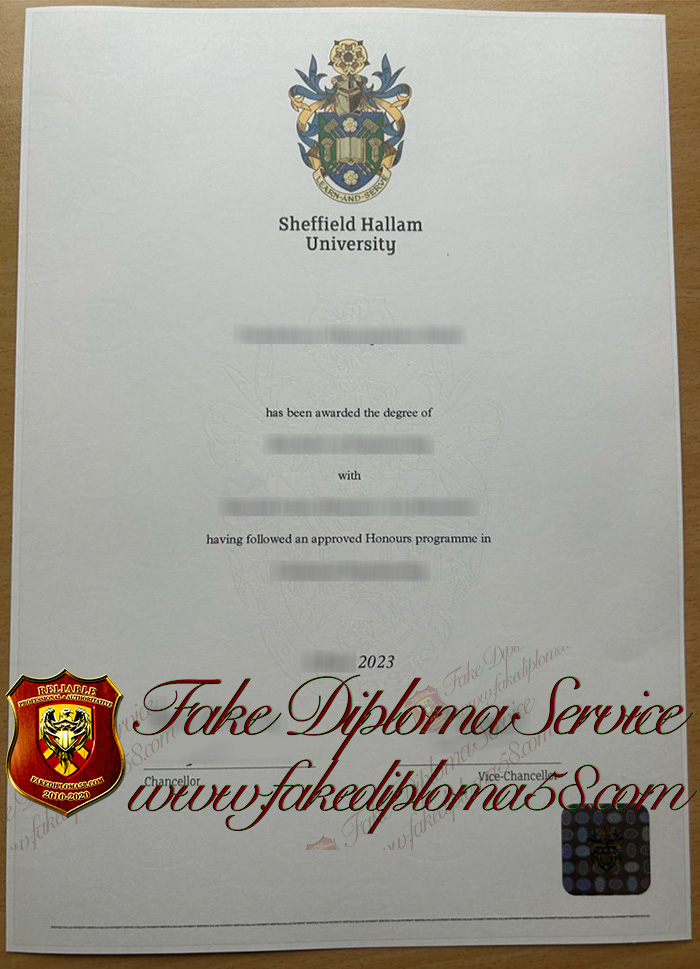 Sheffield Hallam University diploma